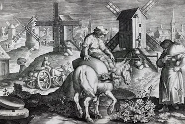 Windmills, plate 12 from 